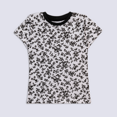 FLORAL ALLOVER PRINTED TEE