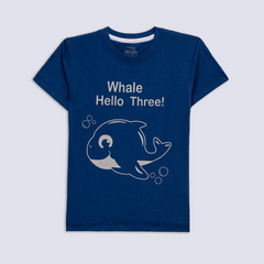 HELLO WHALE THREE PRINTED TEE