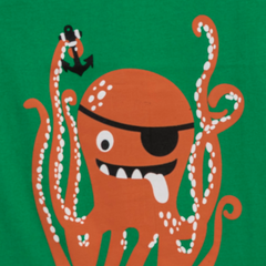 OCTOPUS PLAYING GRAPHIC TEE