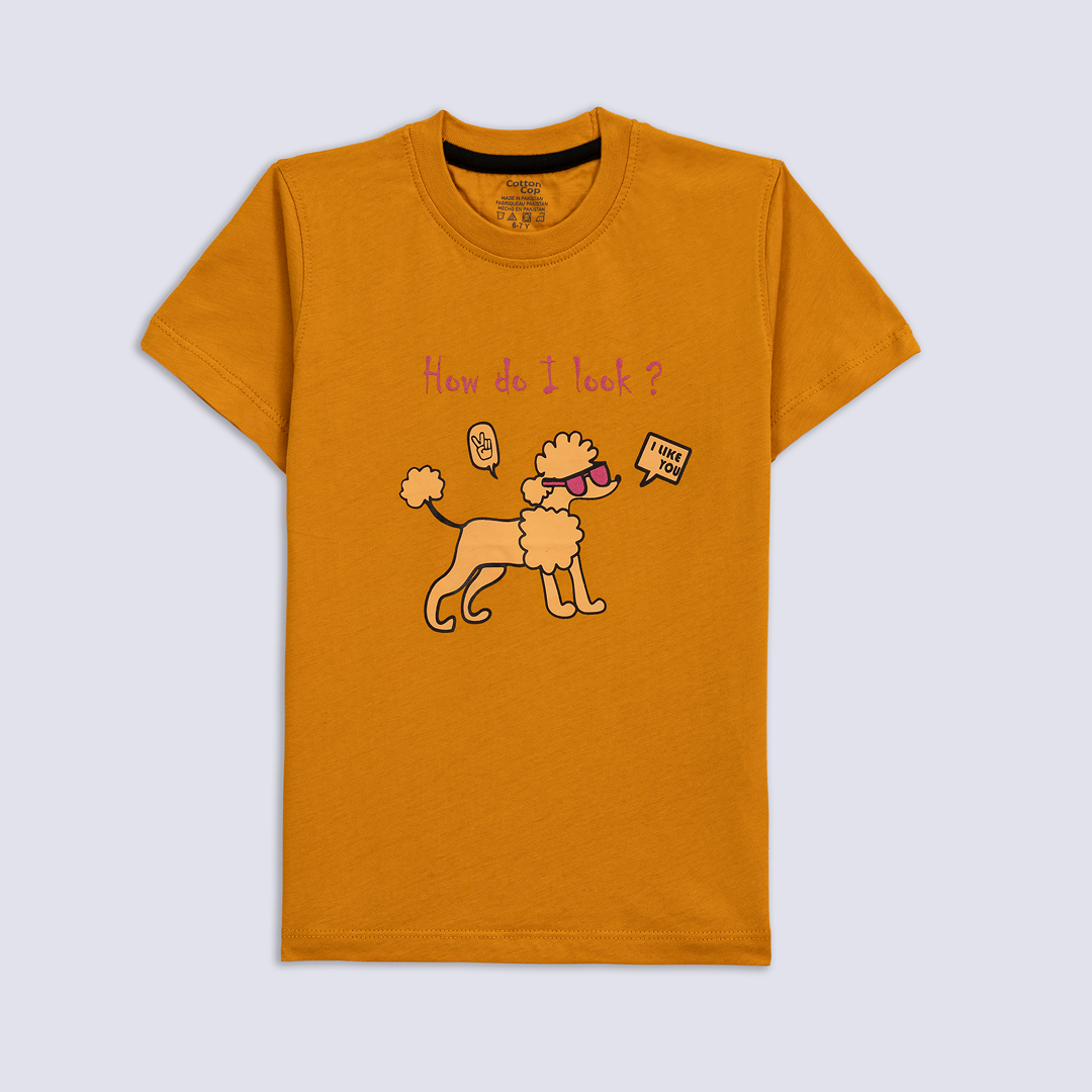 POODLE PRINTED TEE