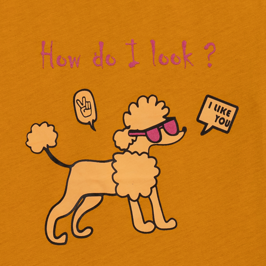 POODLE PRINTED TEE