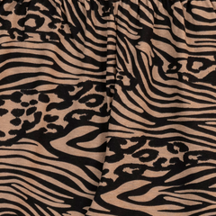 BROWN TIGER STRIPE TROUSER