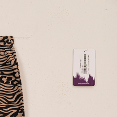 BROWN TIGER STRIPE TROUSER