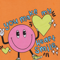 SMILE GIRLS PRINTED TEE