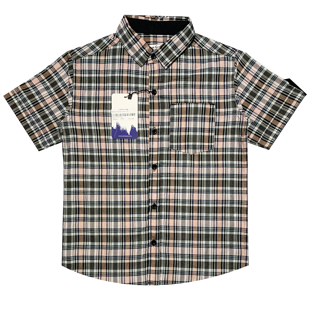 BOYS CHECKED CASUAL SHIRT