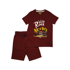 WILD RIDER PRINTED SHORT TRACKSUIT
