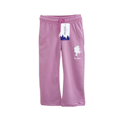 GIRLS FROZEN PRINT REGULAR FIT TROUSER