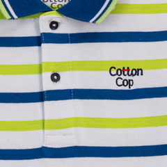 GREEN  STRIPPER POLO