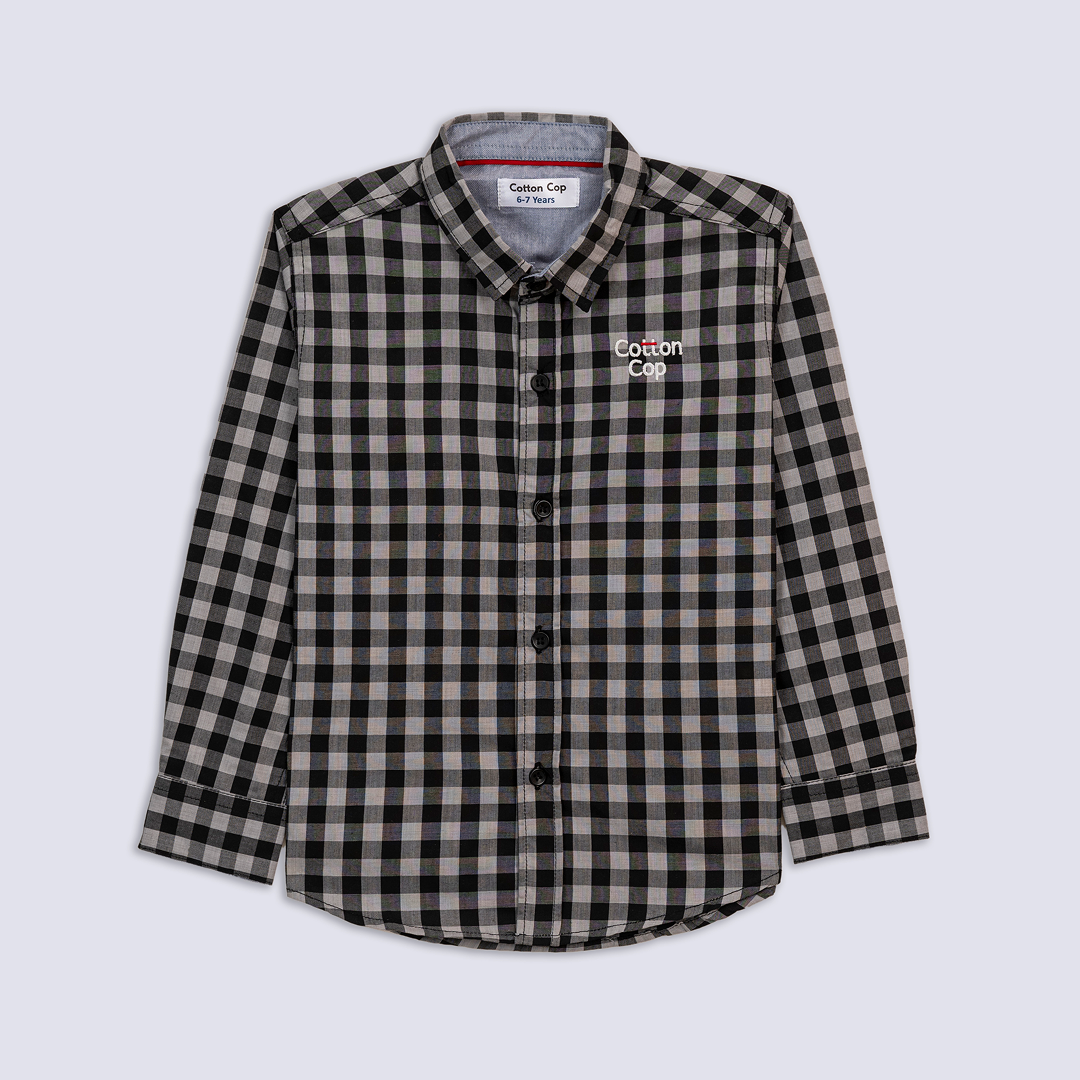 BOYS CHECKED CASUAL SHIRT