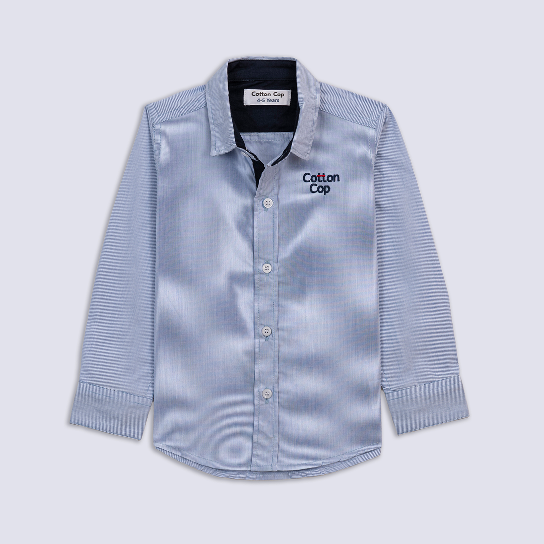BOYS SKY BLUE STRIPPER CASUAL