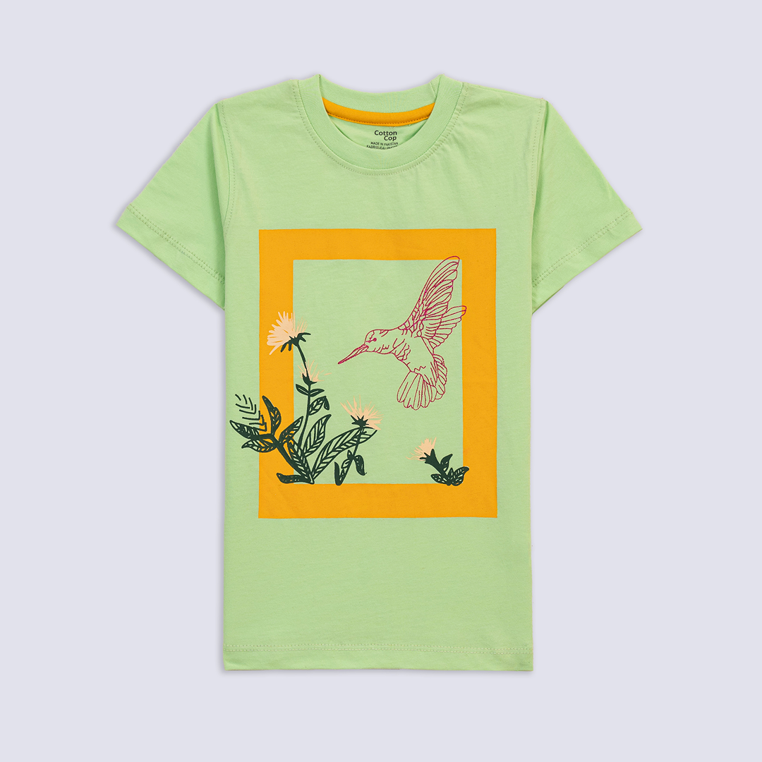 TROPICAL PRINTED TEE