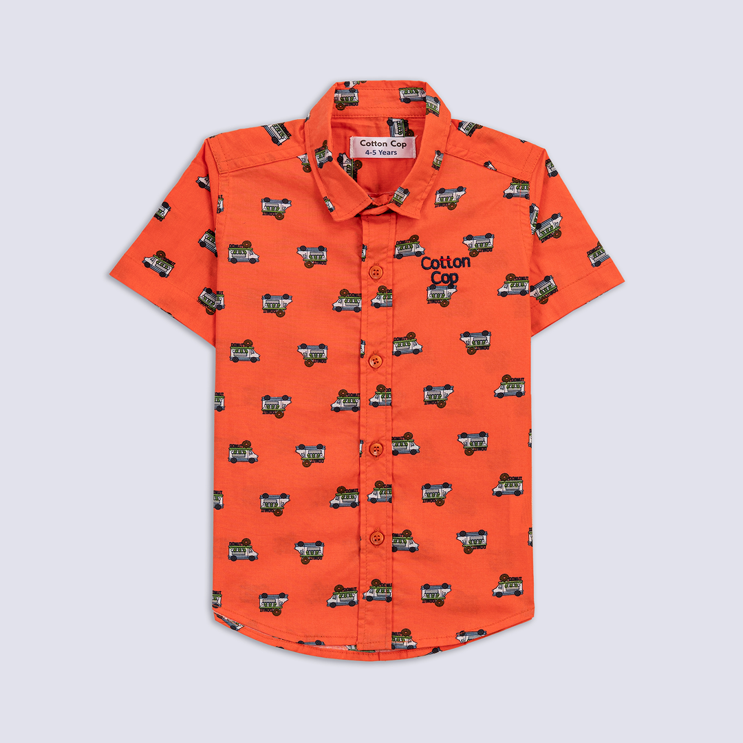 BOYS HALF SLEEVES CASUAL SHIRT