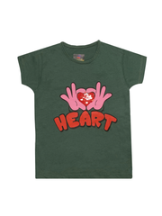 HEARTPATTERN PRINTEDGRAPHIC TEE